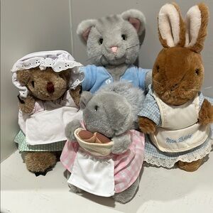 Beatrix Potter stuffed animals
